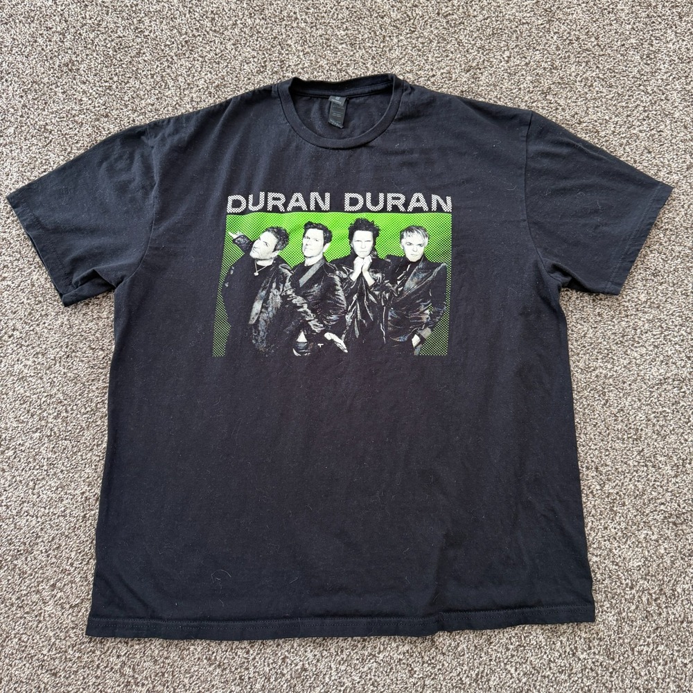 2023 Duran Duran Future Past Tour Black XL Concert T-Shirt Music 80's Authentic